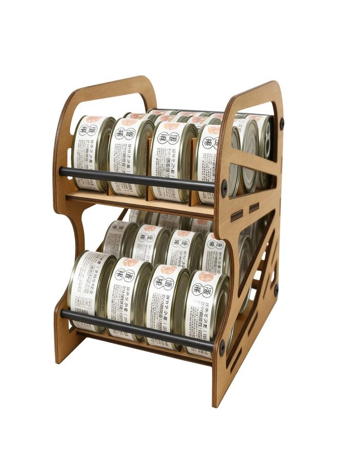 OYEFLY Cat Food Can Organizer (Wood) - Image 1